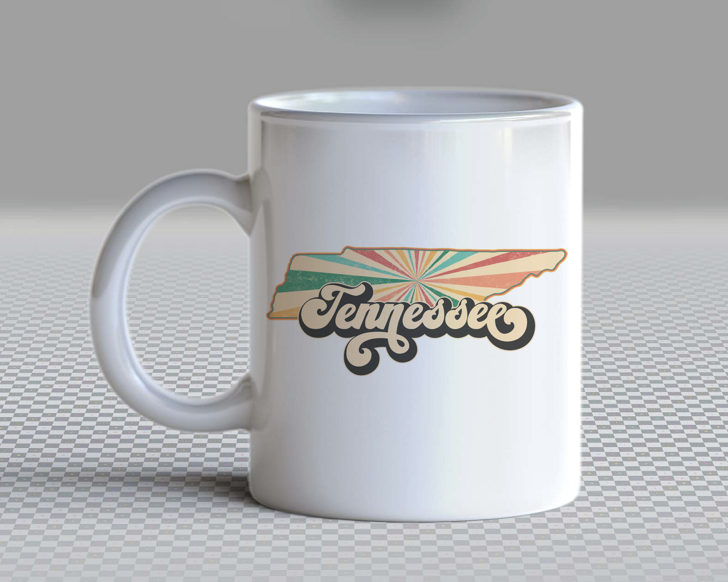 Tennessee PNG | Vintage Tennessee State Sublimation | Retro Distressed T shirt Design