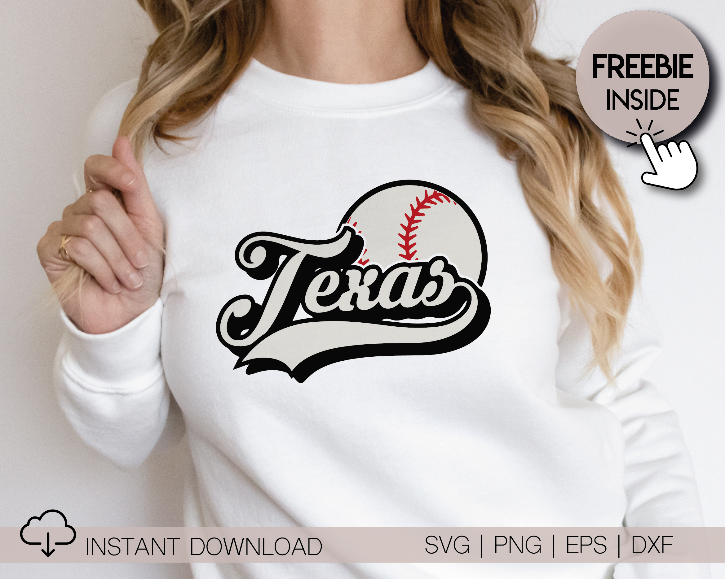 Houston Baseball Ball And Star Inspired SVG PNG EPS DXF