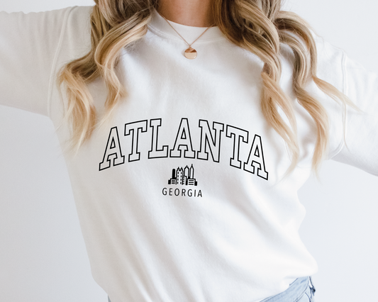 Atlanta Georgia SVG PNG | Georgia State Cut File | Vacation T shirt Design Sublimation