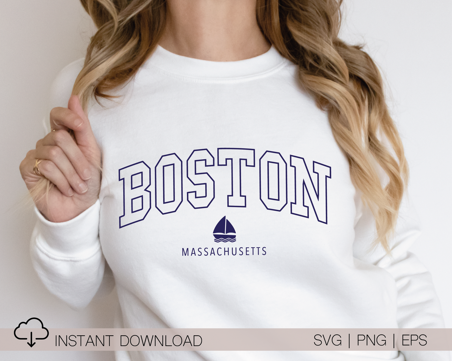 Boston Massachusetts SVG PNG | Massachusetts State Cut File | Vacation T shirt Design Sublimation