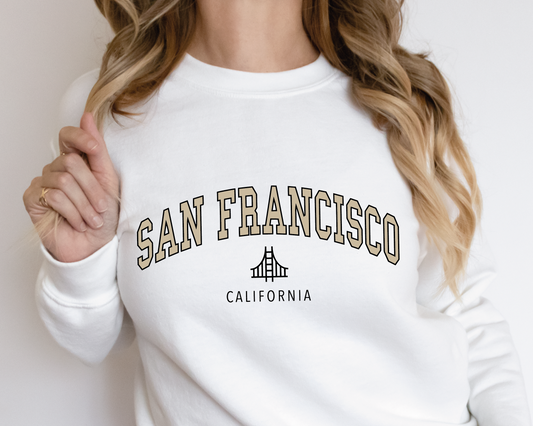 San Francisco California SVG PNG | California Cut File | Vacation T shirt Design Sublimation