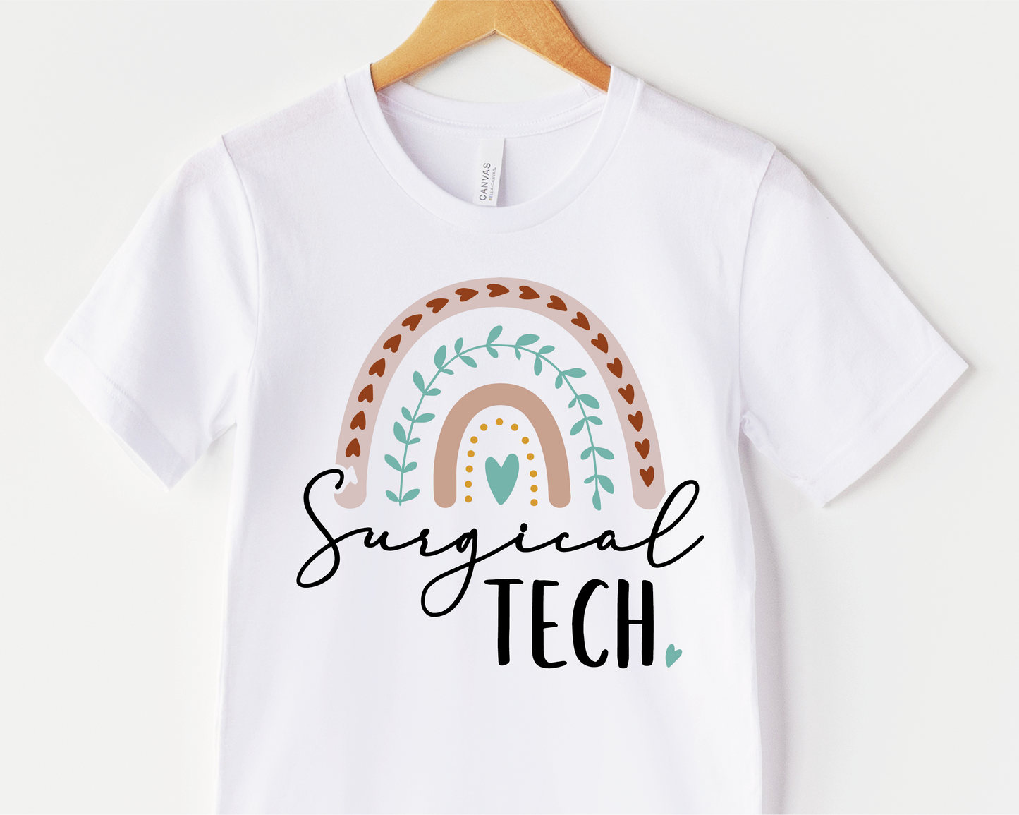 Surgical Tech SVG PNG | Rainbow Sublimation | Surgeon Healthcare T shirt Design Cut file