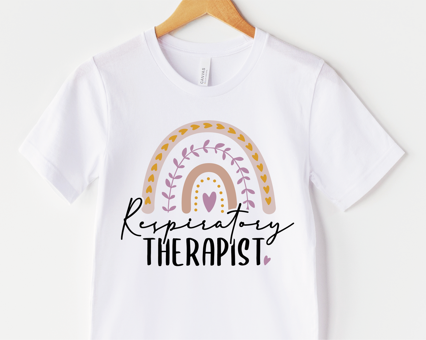 Respiratory Therapist SVG PNG | RT Rainbow Sublimation | Therapy T shirt Design Cut file