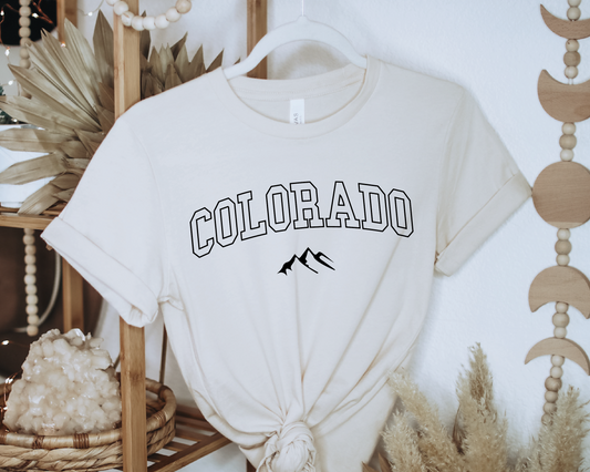 Colorado SVG PNG | Colorado State Cut File | Vacation T shirt Design Sublimation