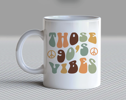 Those 90's Vibes SVG PNG | Hippie Groovy Sublimation | Good Vibes | Retro Vintage T shirt Design