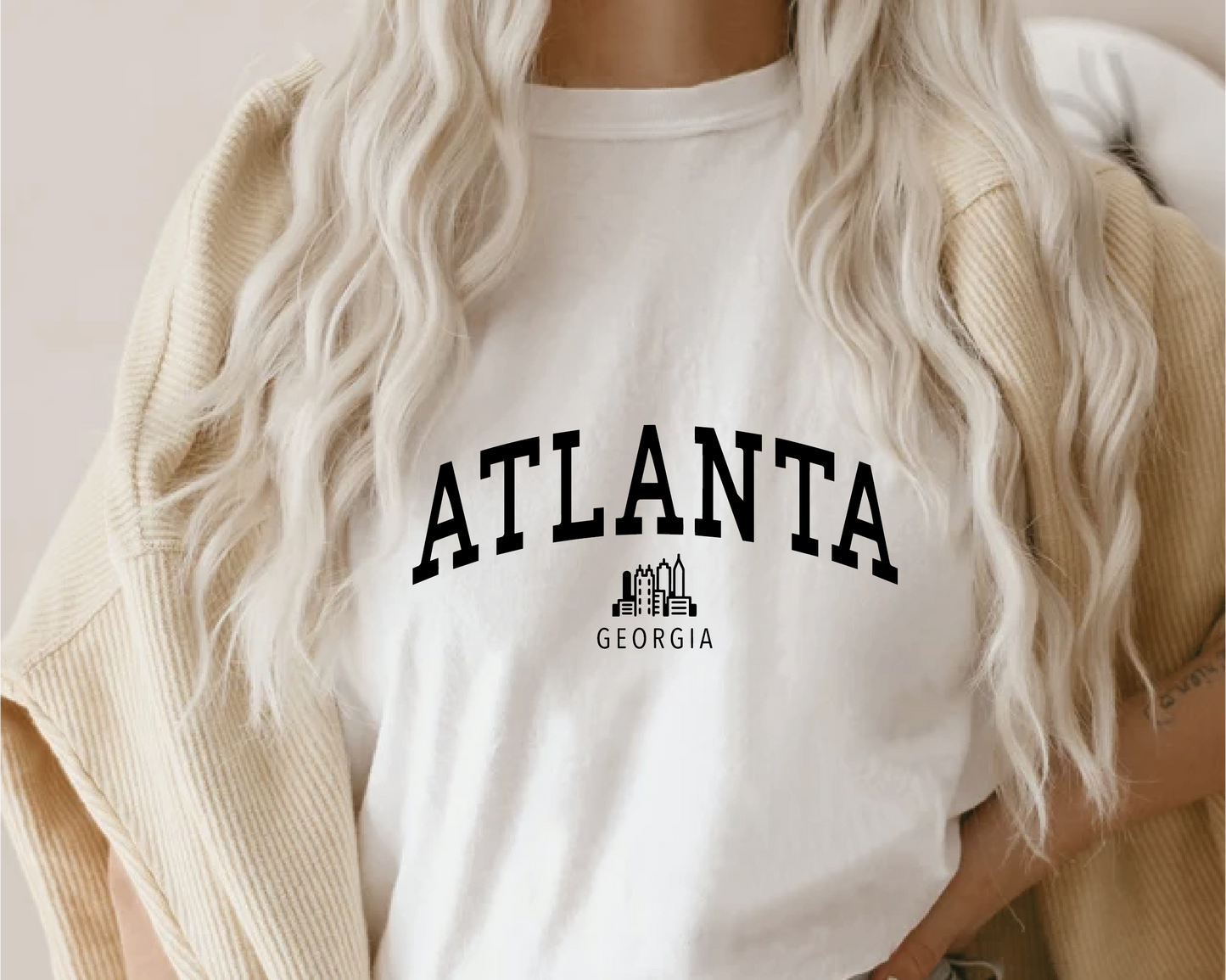 Atlanta Georgia SVG PNG | Georgia State Cut File | Vacation T shirt Design Sublimation