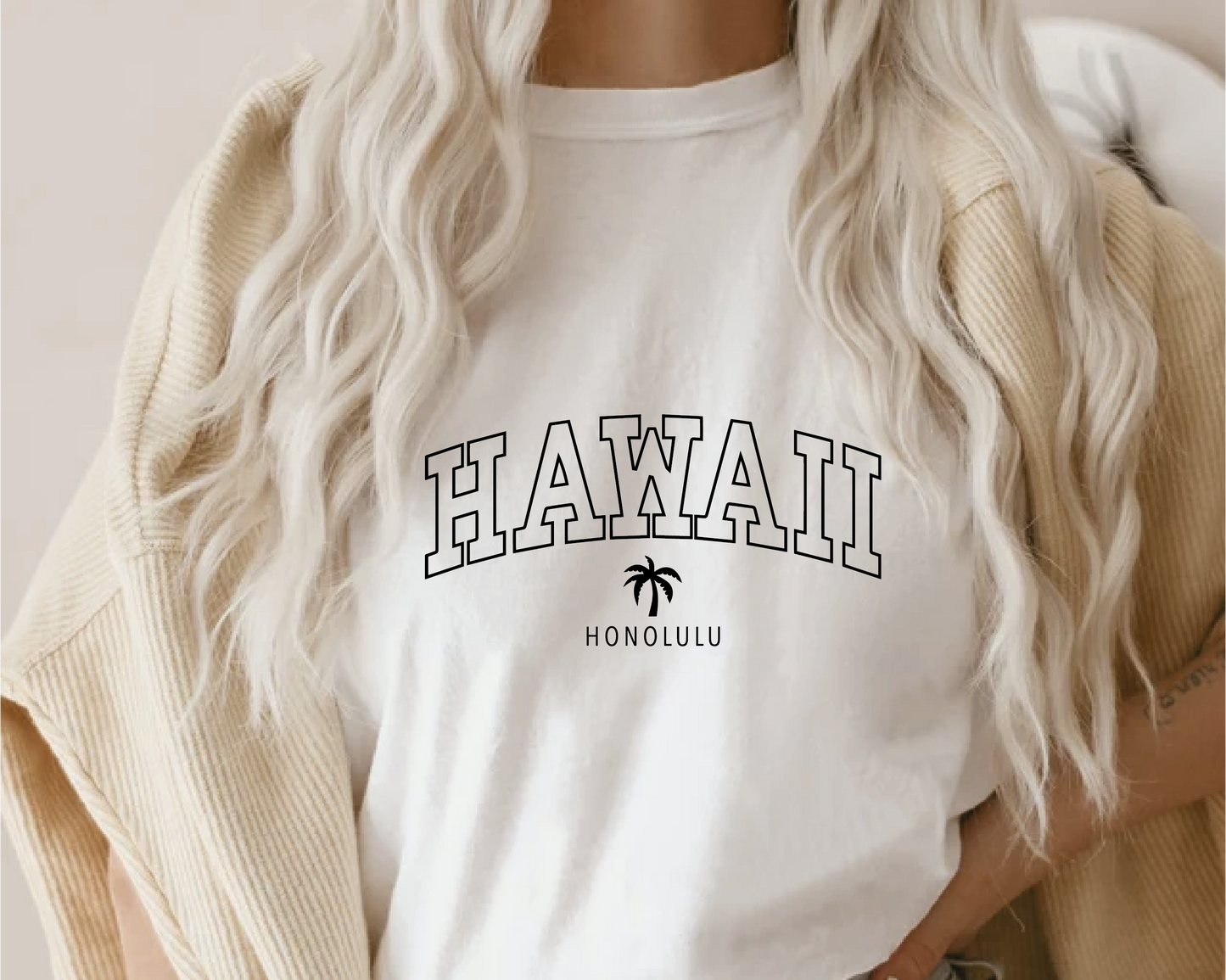 Hawaii Honolulu SVG PNG | Hawaii State Cut File | Vacation T shirt Design Sublimation