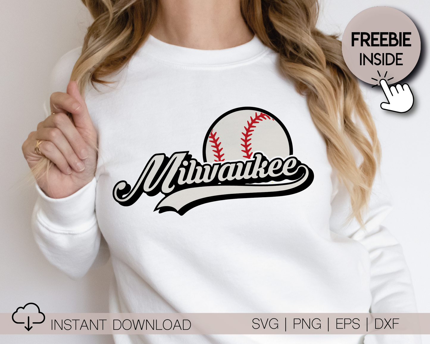 Milwaukee Baseball SVG PNG | Retro Sublimation | Milwaukee Baseball Fan T shirt Design Cut file