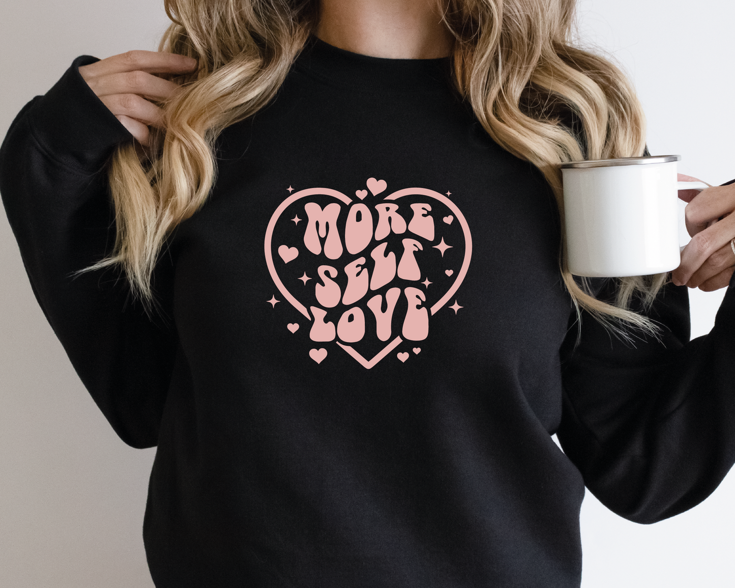 More Self Love SVG PNG | Woman Power Sublimation | Inspirational | Retro Vintage T shirt Design