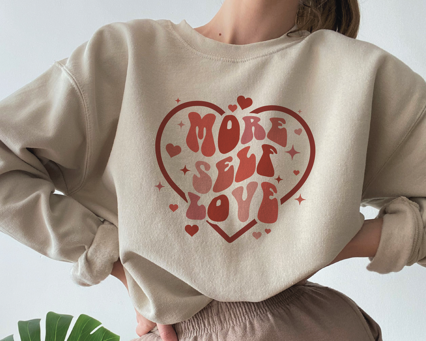 More Self Love SVG PNG | Woman Power Sublimation | Inspirational | Retro Vintage T shirt Design