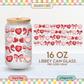 Hearts & Bows | Valentine's 16oz Cup Wrap PNG SVG