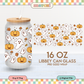 Ghosts & Spooky Pumpkins Cup Wrap | Halloween 16oz Libbey Can Glass | Fall PNG SVG