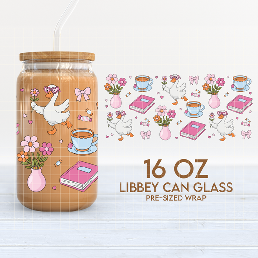 Cute Things | Positivity 16oz Cup Wrap PNG SVG