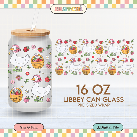 Spring Goose | Soft Spring 16oz Cup Wrap PNG SVG