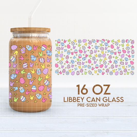 Easter Things | Spring 16oz Cup Wrap PNG SVG