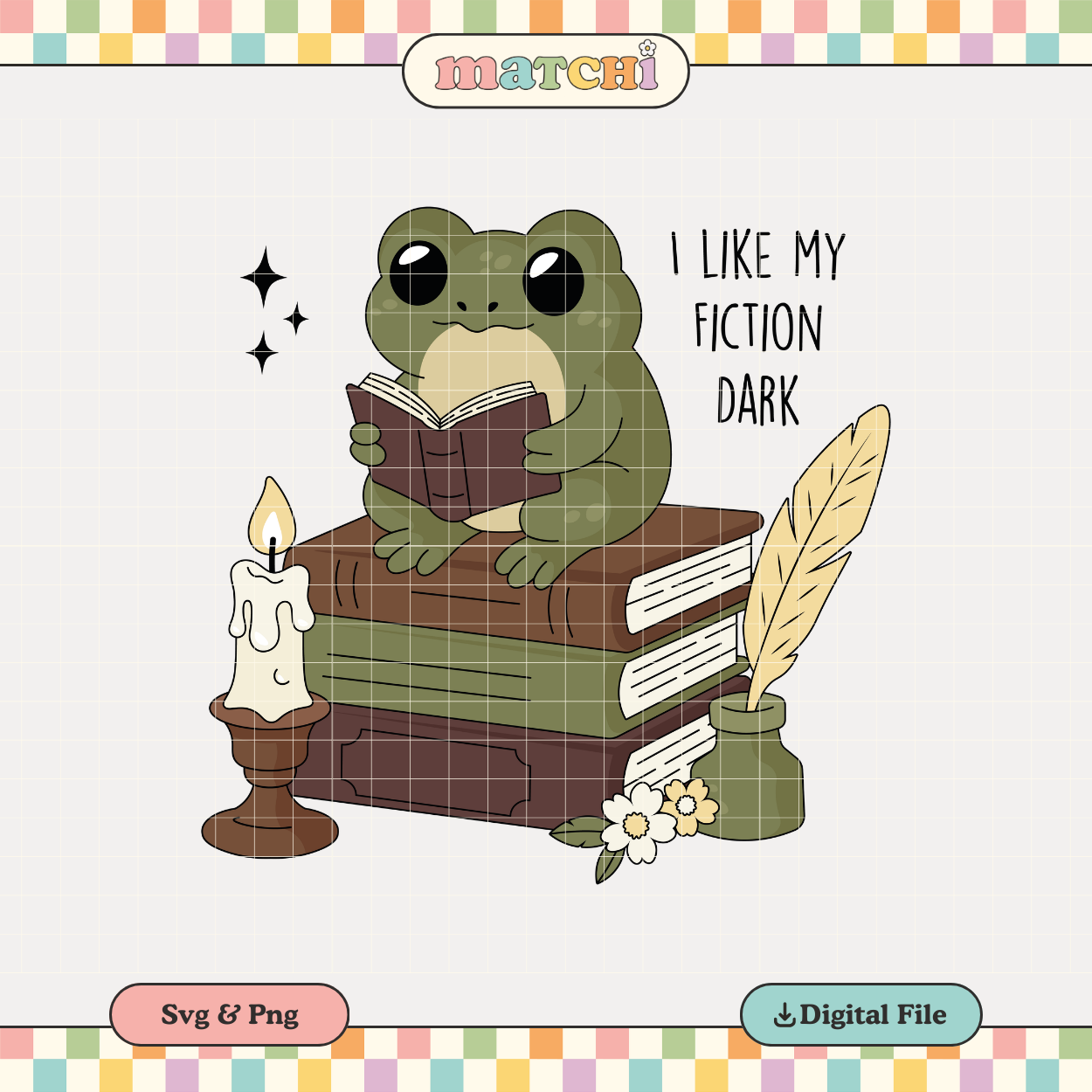 Bookish Png + Svg Files