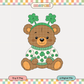 Lucky Teddy Bear | St. Patrick's Day PNG & SVG