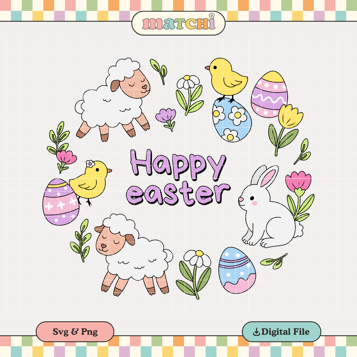Spring & Easter Png + Svg Files