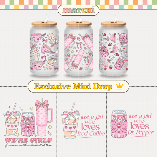 [Exclusive] Girly Coquette Drinks Mini Drop