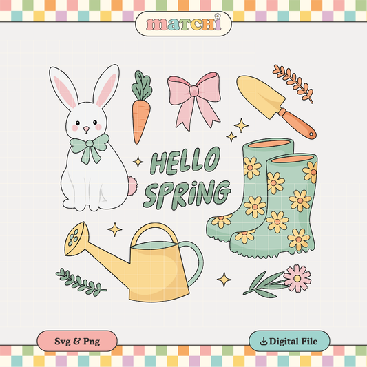 Hello Spring | Spring design PNG & SVG