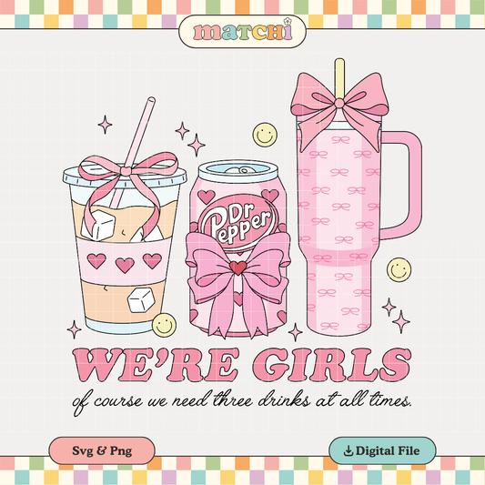 [Exclusive] Girly Coquette Drinks Mini Drop