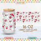 Valentines Ghosts Cup Wrap | Howdy Valentines 16oz Libbey Can Glass PNG SVG