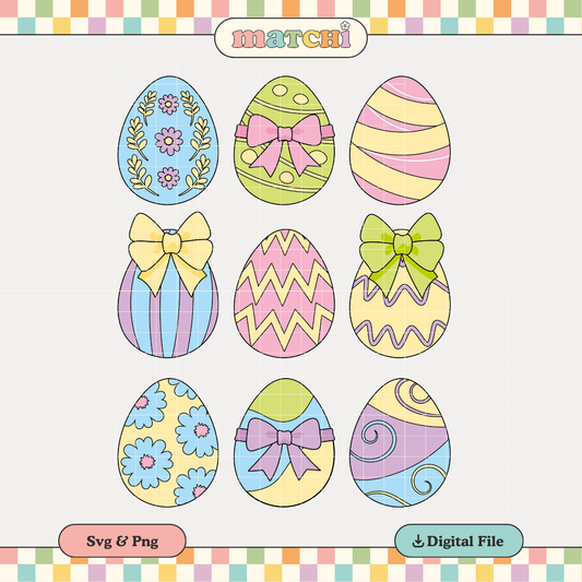 Easter Eggs | Easter design PNG & SVG