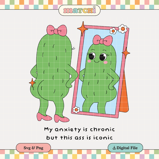 My Anxiety is Chronic | Mental Health PNG & SVG