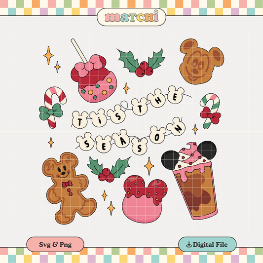 Tis the Season | Magical Christmas PNG & SVG