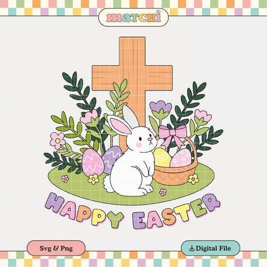 Happy Easter | Religious Easter PNG & SVG