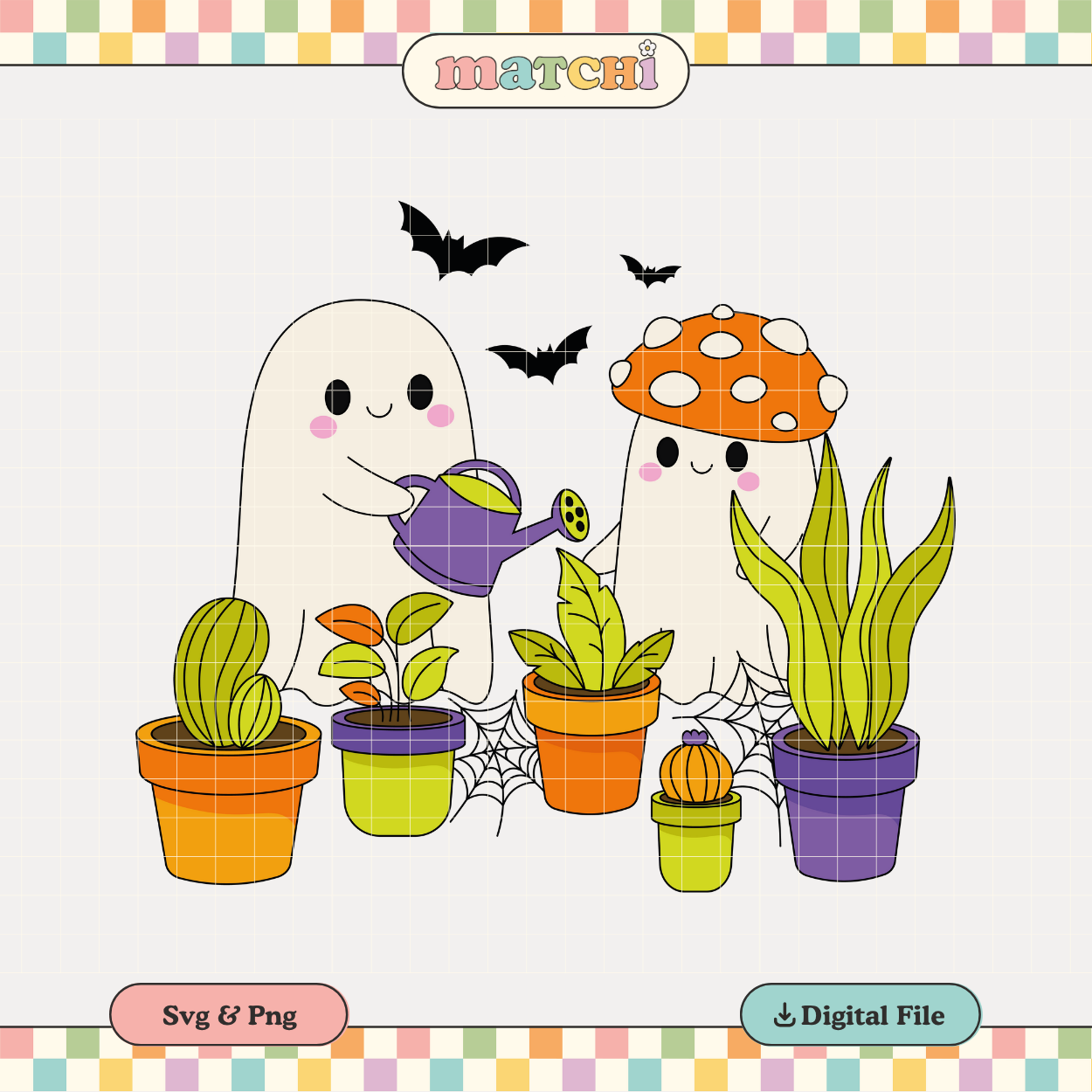 Ghosts & Plants | Spooky Plants PNG & SVG