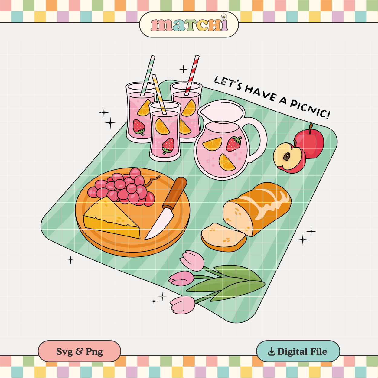 Let's Have a Picnic | Summer PNG & SVG