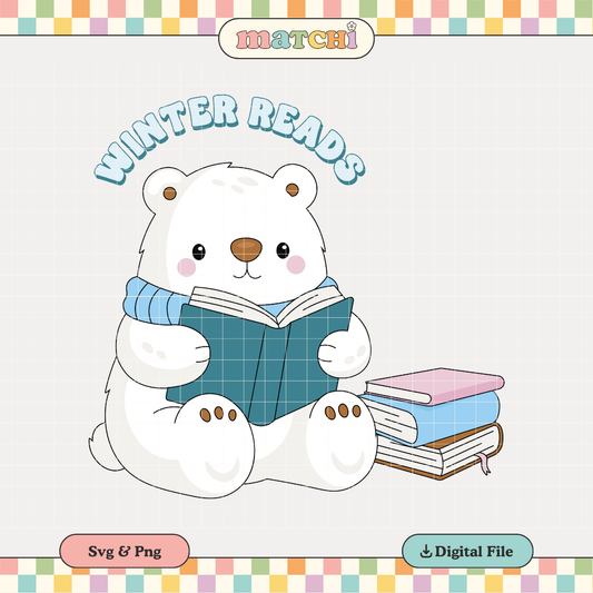 Winter Reads | Cozy Winter PNG & SVG