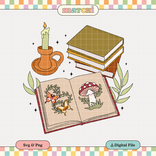 Enchanted Books | Goblincore PNG & SVG