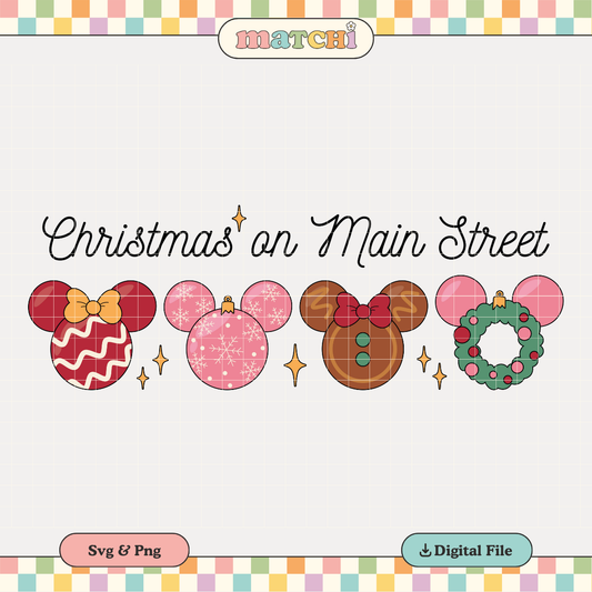 Christmas on Main Street | Magical Christmas PNG & SVG