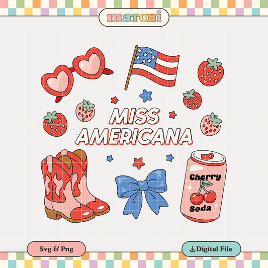 Miss Americana | 4th of July PNG & SVG
