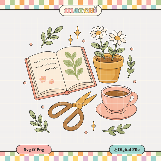 Garden Break | Cottagecore PNG & SVG