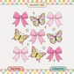 Butterflies & Bows | Spring PNG & SVG