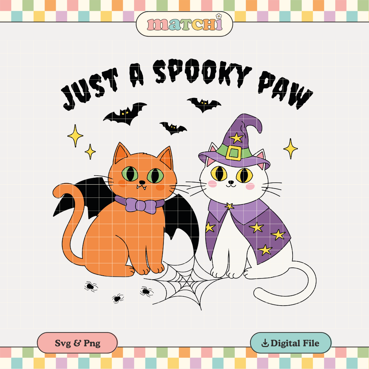 Just a Spooky Paw | Spooky Pets PNG & SVG