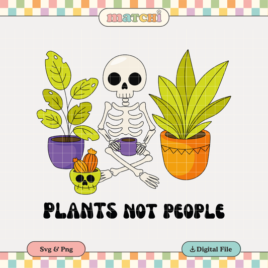 Plants Not People | Spooky Plants PNG & SVG