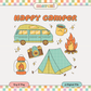 Happy Camper | Camping Hiking PNG & SVG