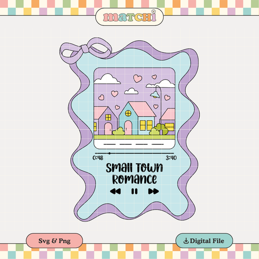 Small Town Romance | Bookish Romance PNG & SVG