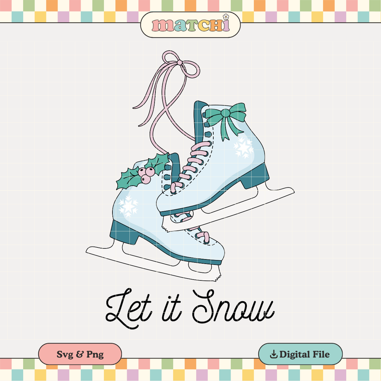 Let It Snow | Cozy Winter PNG & SVG