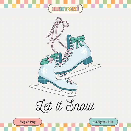 Let It Snow | Cozy Winter PNG & SVG
