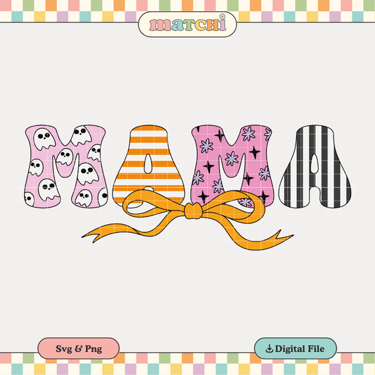 Mama & Mini | Coquette Spooky PNG & SVG