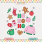 Ho Ho Ho | Girlie Christmas PNG & SVG