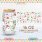 Fall Ghosts | Cute Fall 16oz Cup Wrap PNG SVG