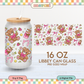 Teddies & Coffee | 16oz Cup Wrap PNG SVG