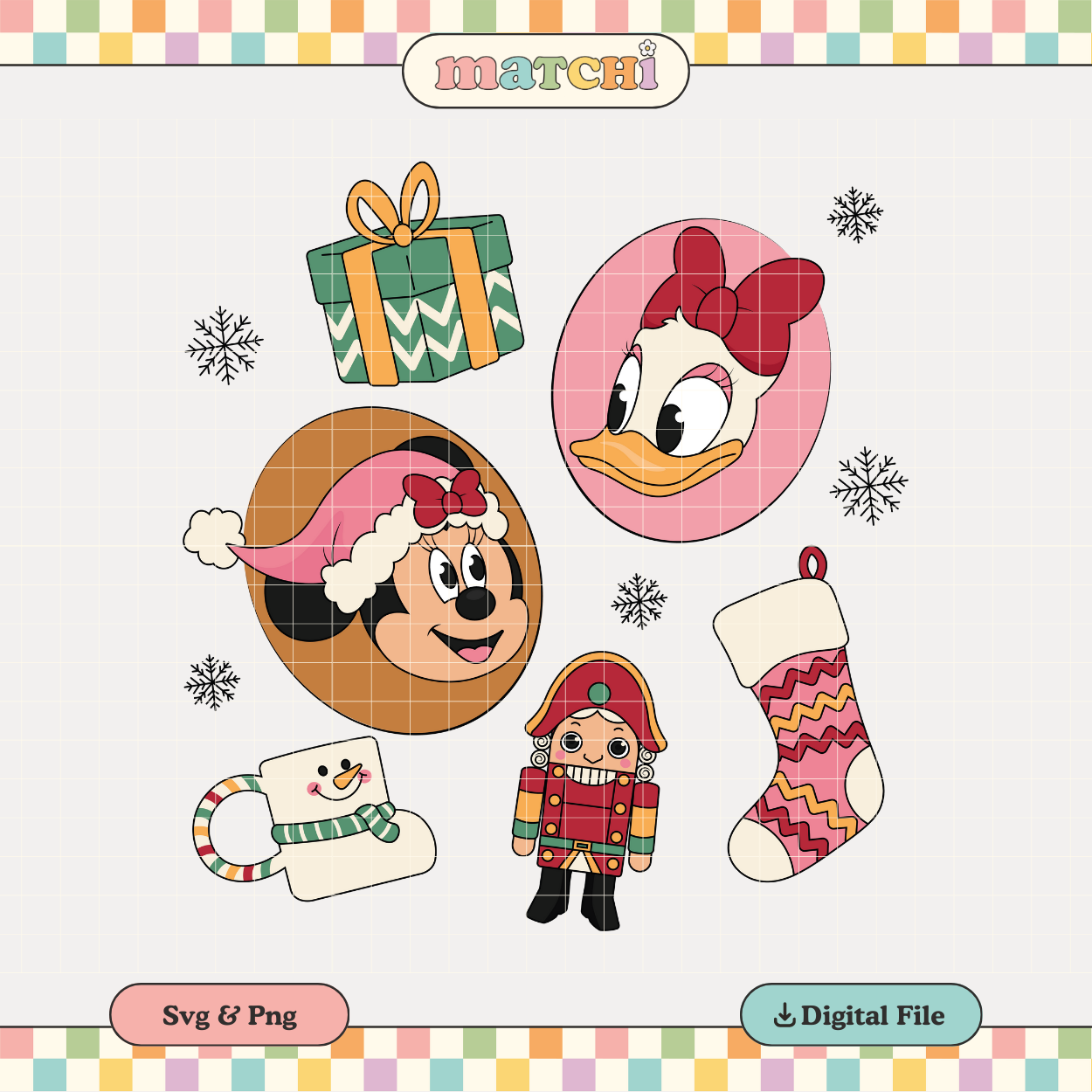 Minnie & Daisy | Magical Christmas PNG & SVG