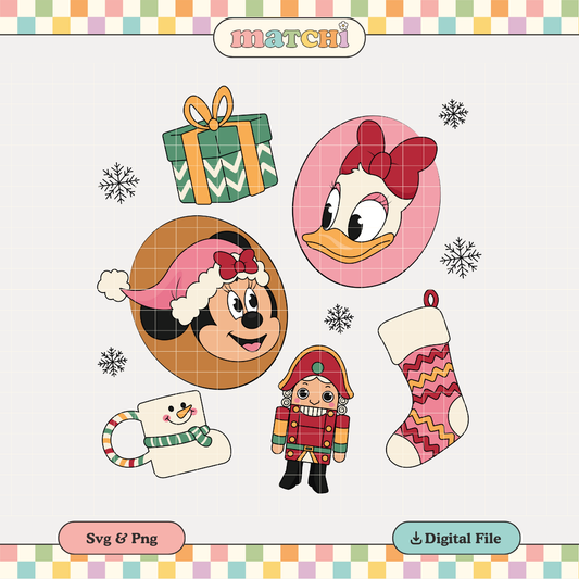 Minnie & Daisy | Magical Christmas PNG & SVG